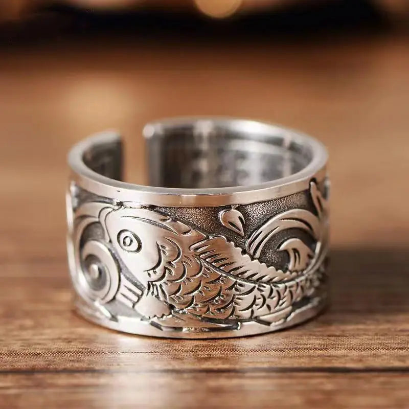 Unisex Lotus Sutra Ring