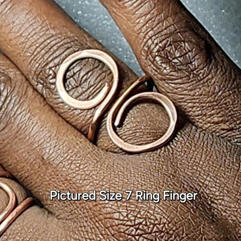 Handmade Copper Infinity Ring