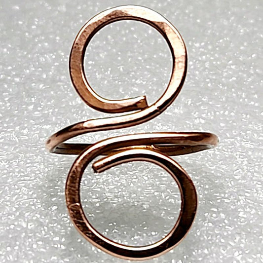 Handmade Copper Infinity Ring 