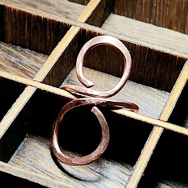 Handmade Copper Infinity Ring 