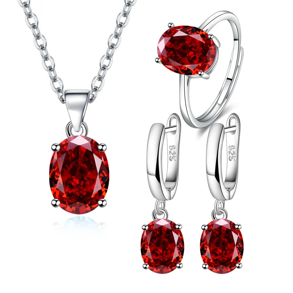 925 Sterling Silver Jewelry Set