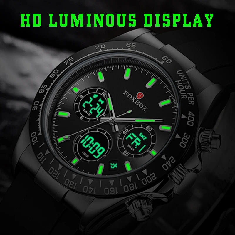 LIGE Men’s Military Sport Watch