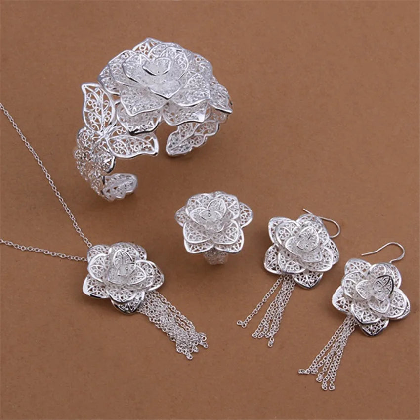 925 Sterling Silver Jewelry Set