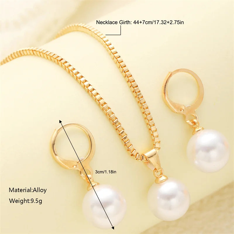 3-Piece Pearl Jewelry Set