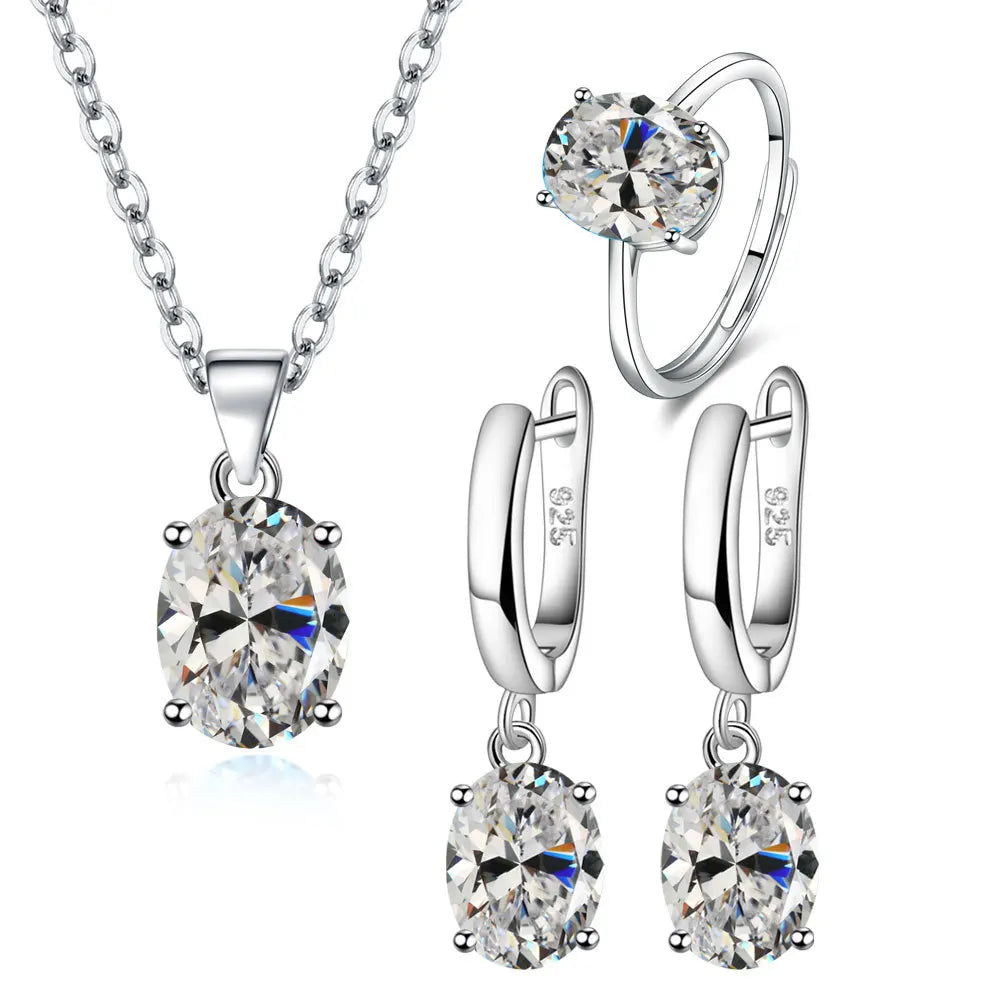 925 Sterling Silver Jewelry Set