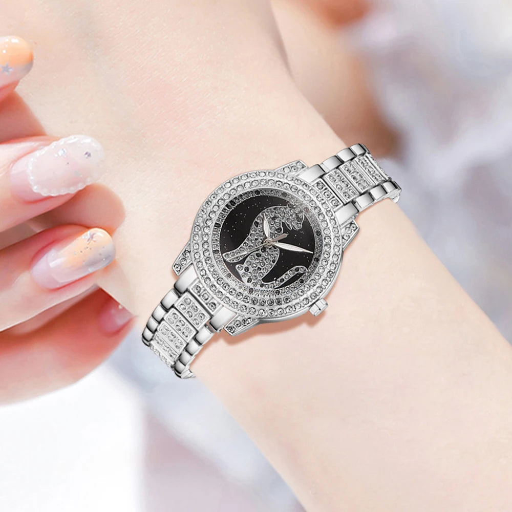 Rhinestone Women’s Watch Set