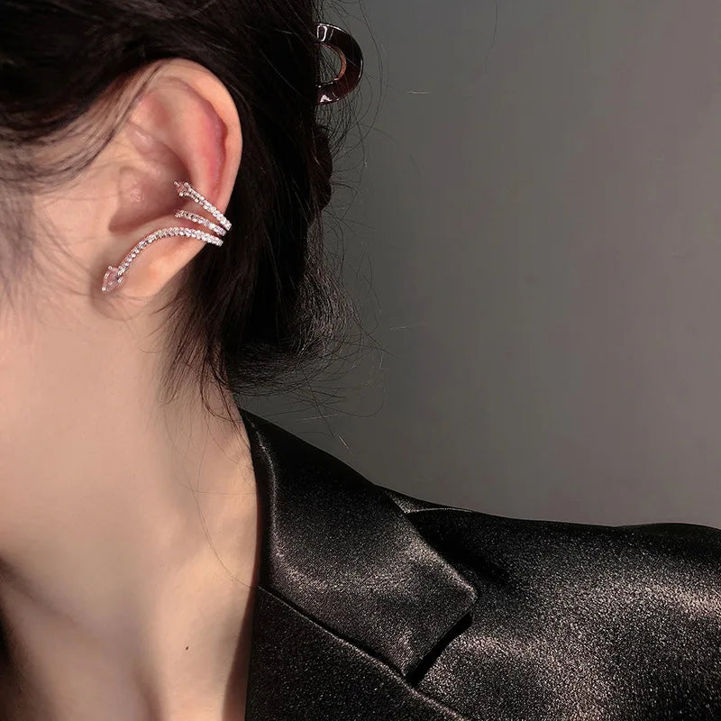 Zircon Snake Earrings