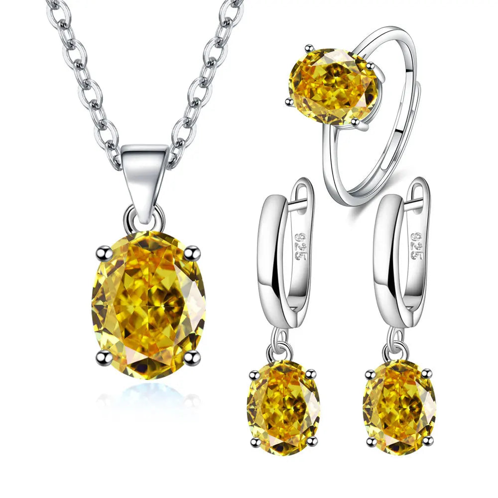 925 Sterling Silver Jewelry Set
