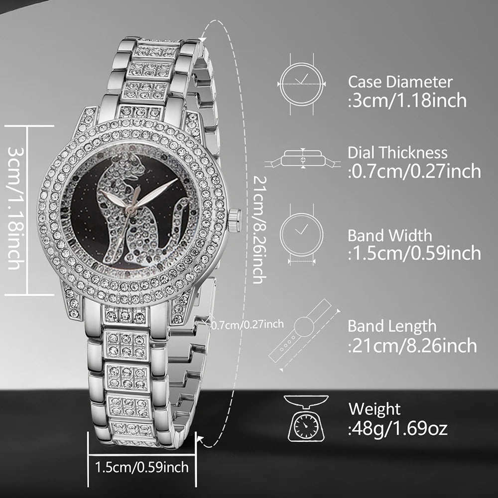 Rhinestone Women’s Watch Set