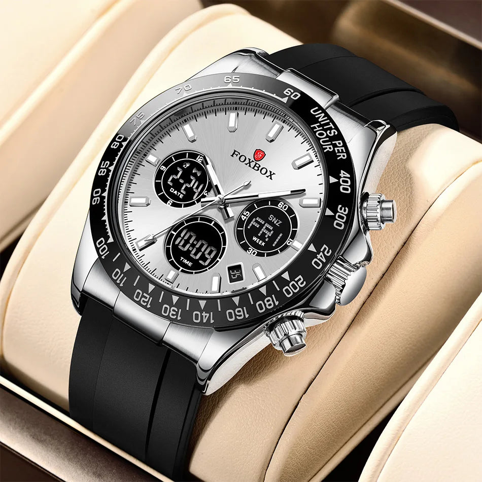 LIGE Men’s Military Sport Watch