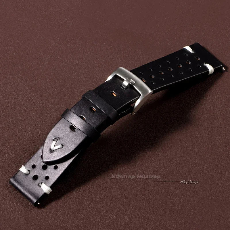 Vintage Genuine Leather Watch Strap
