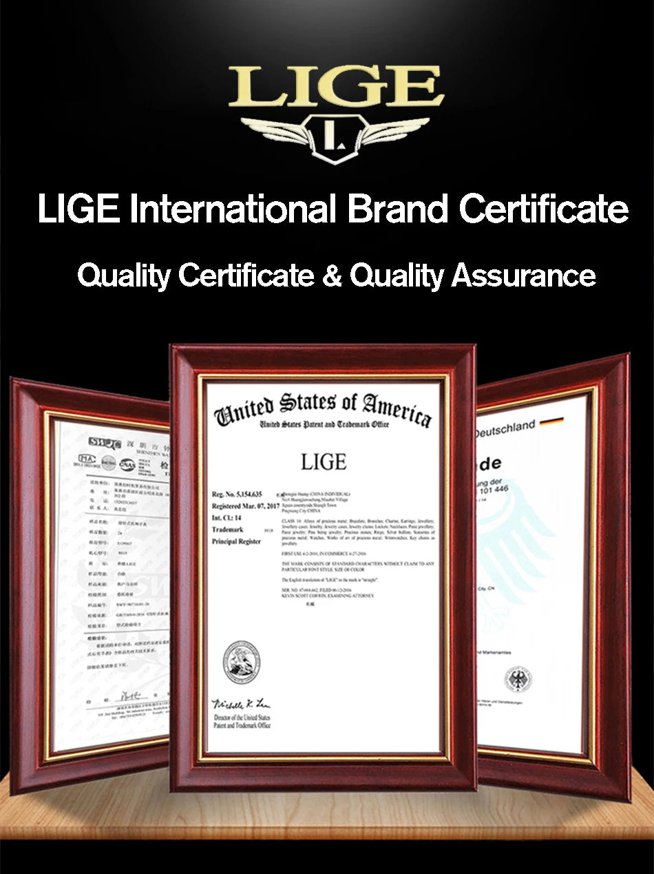 LIGE Men’s Military Sport Watch