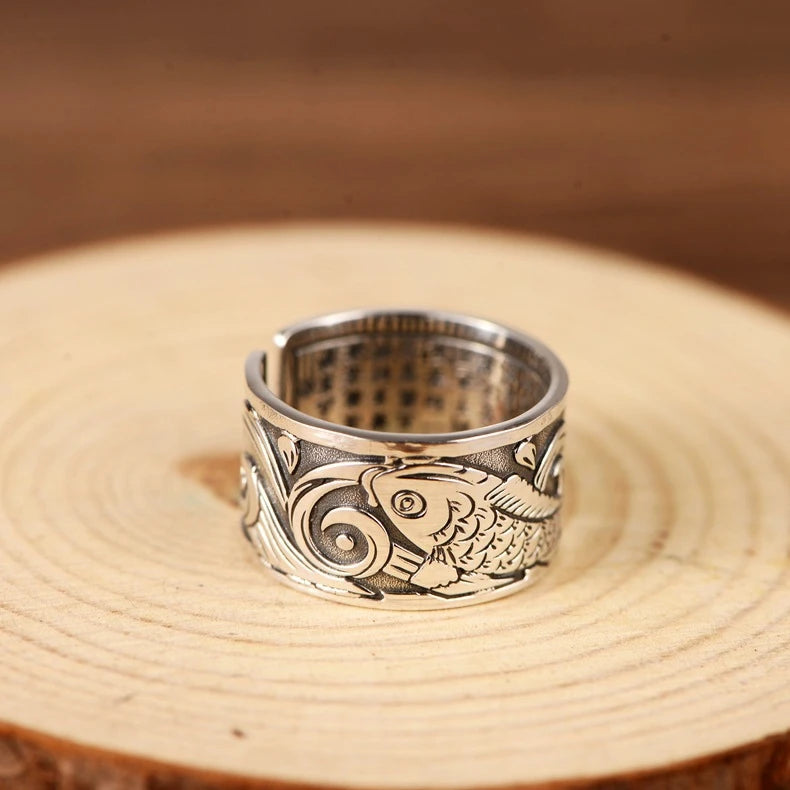 Unisex Lotus Sutra Ring