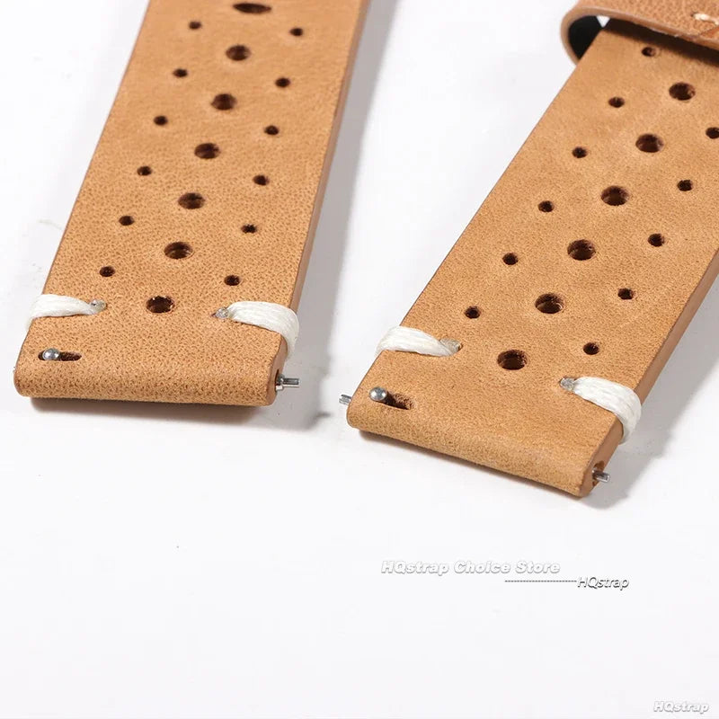 Vintage Genuine Leather Watch Strap