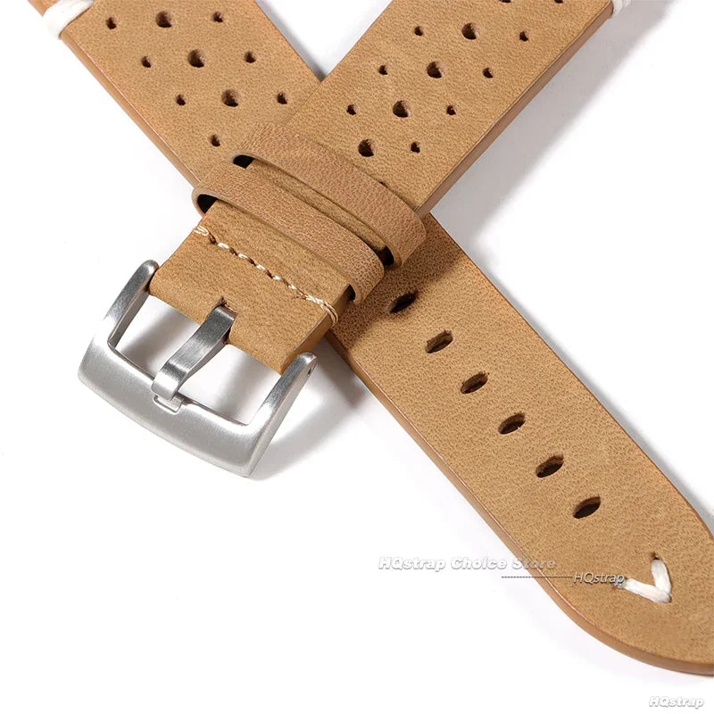 Vintage Genuine Leather Watch Strap