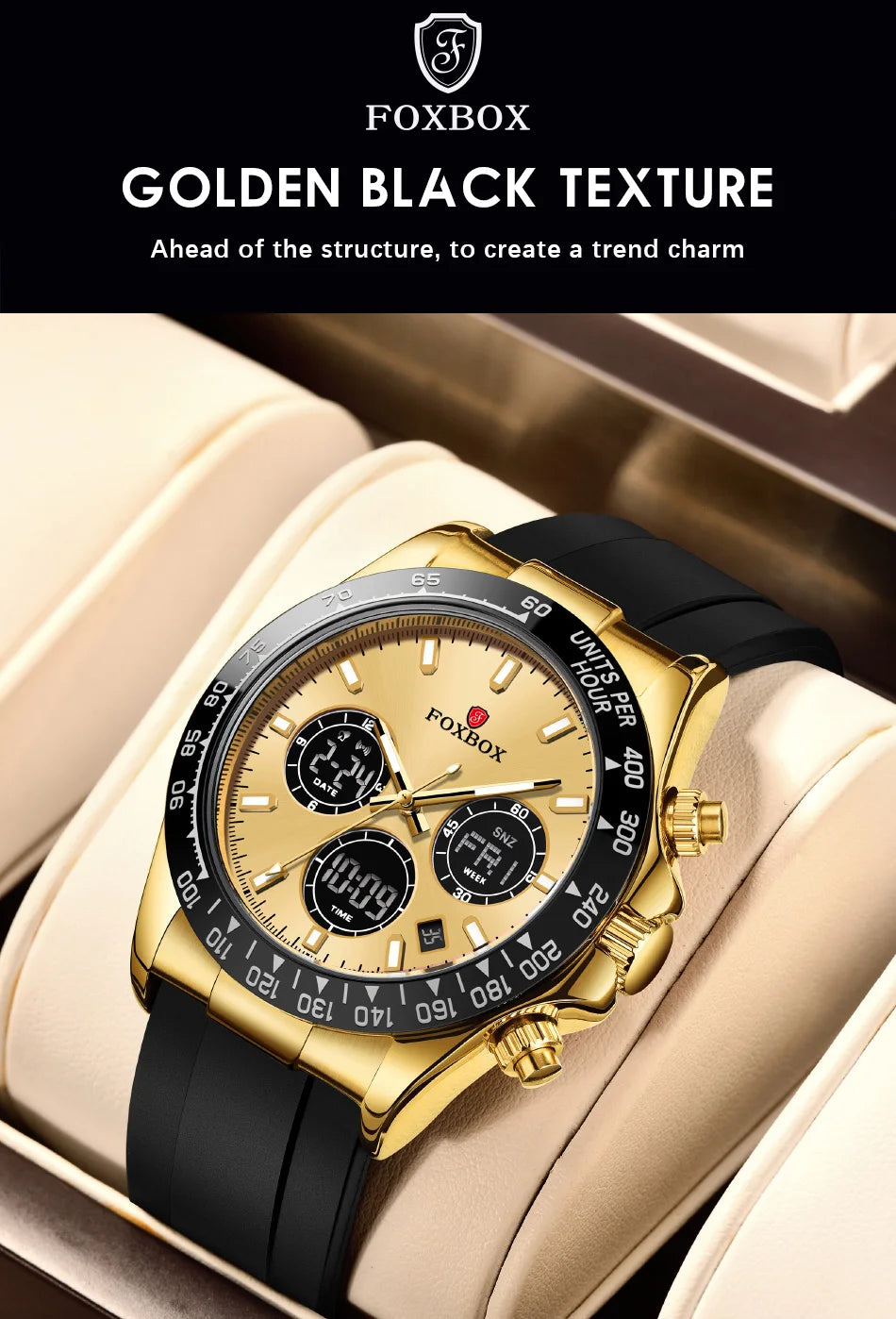 LIGE Men’s Military Sport Watch