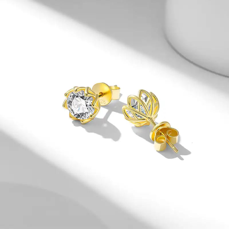 925 Silver Moissanite Earrings