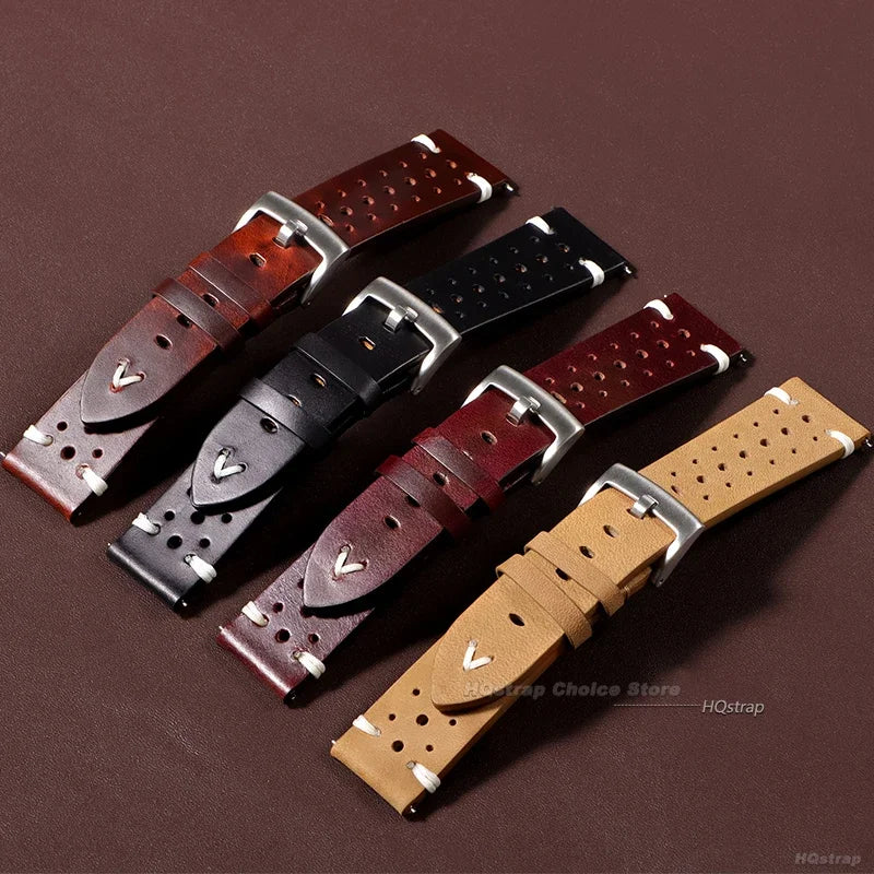 Vintage Genuine Leather Watch Strap