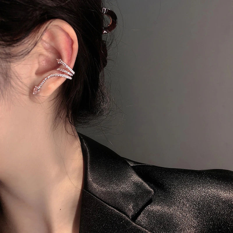 Zircon Snake Earrings