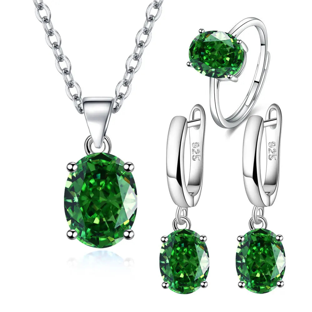 925 Sterling Silver Jewelry Set