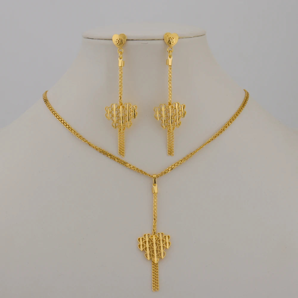Gold-Plated Jewelry Set