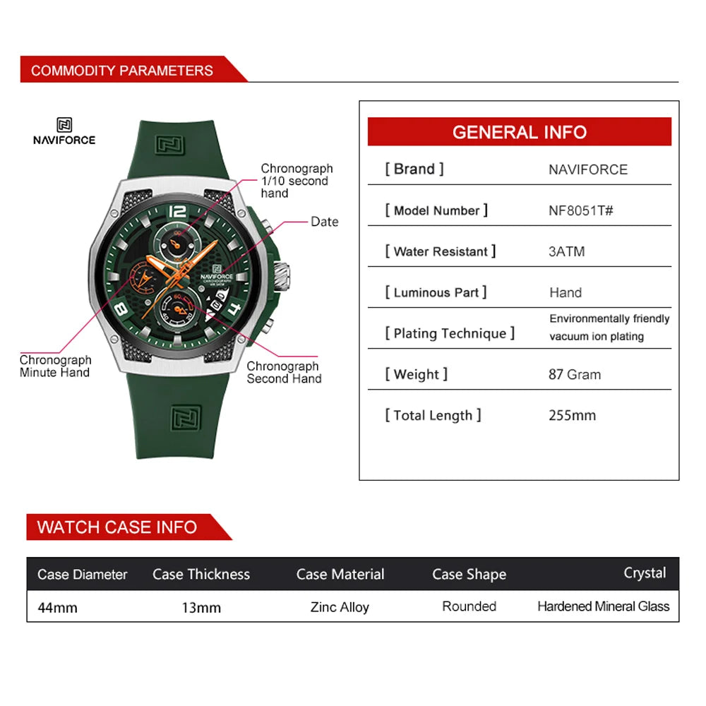 NAVIFORCE Men’s Sport Watch