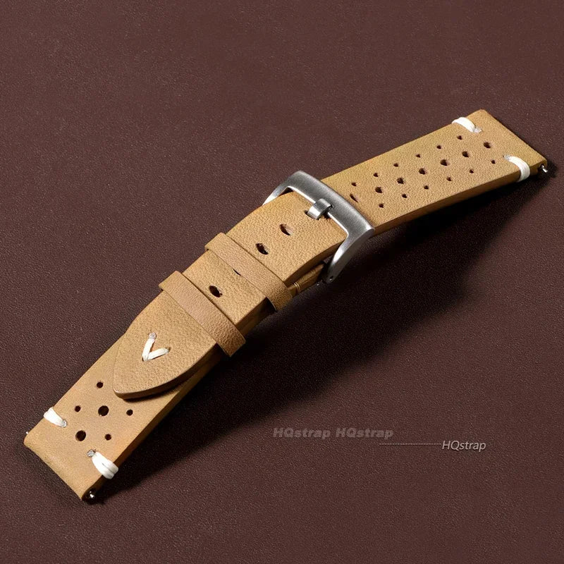 Vintage Genuine Leather Watch Strap