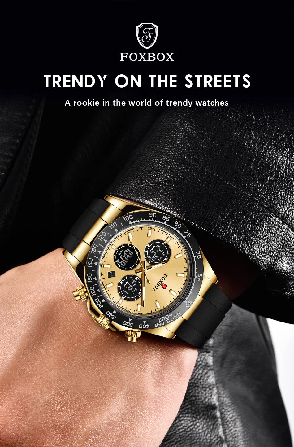 LIGE Men’s Military Sport Watch