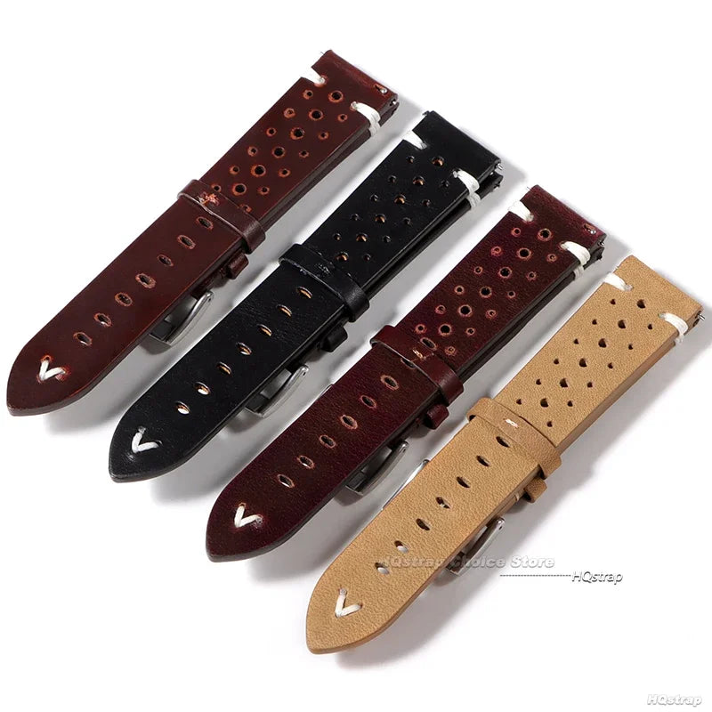 Vintage Genuine Leather Watch Strap