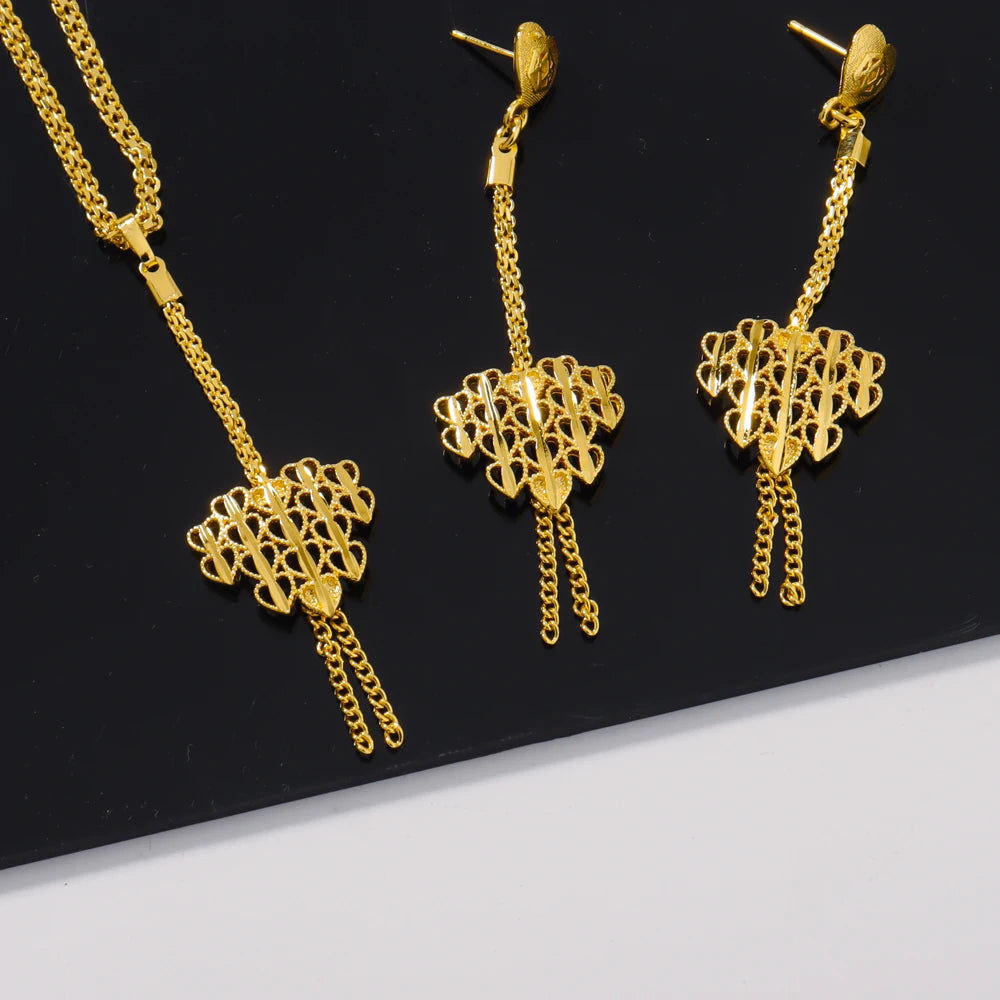Gold-Plated Jewelry Set