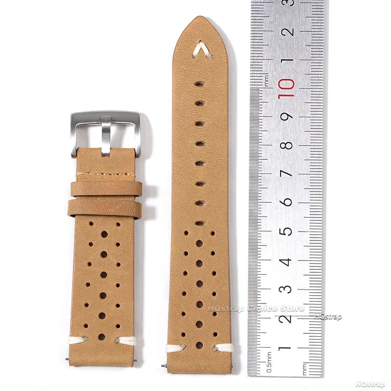 Vintage Genuine Leather Watch Strap