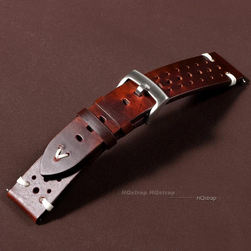 Vintage Genuine Leather Watch Strap