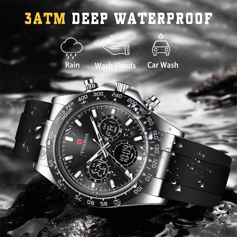 LIGE Men’s Military Sport Watch