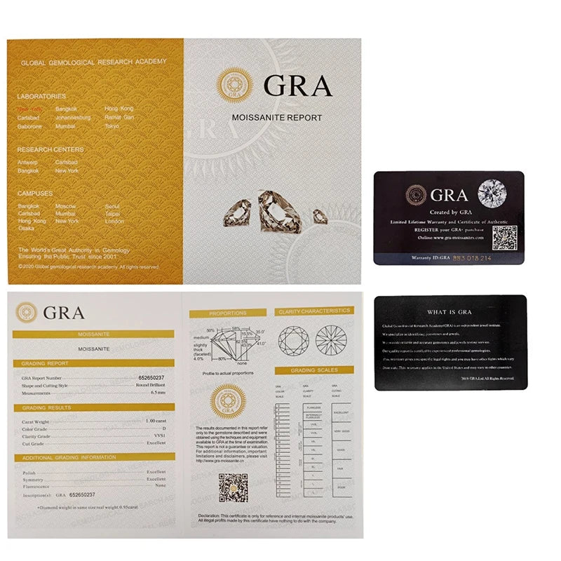 925 Silver Moissanite Earrings