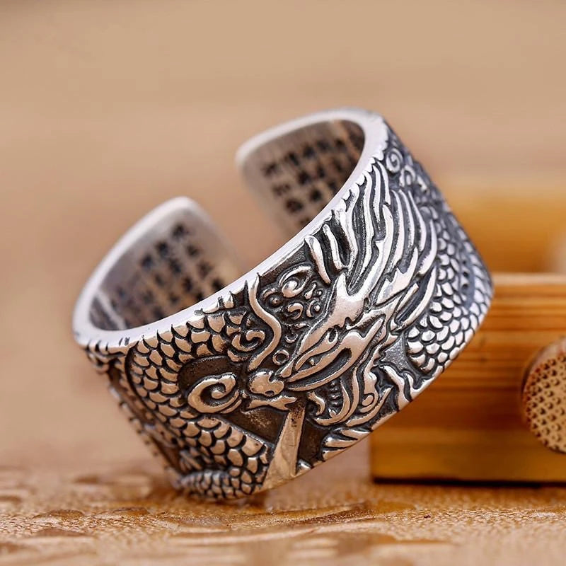 Unisex Lotus Sutra Ring